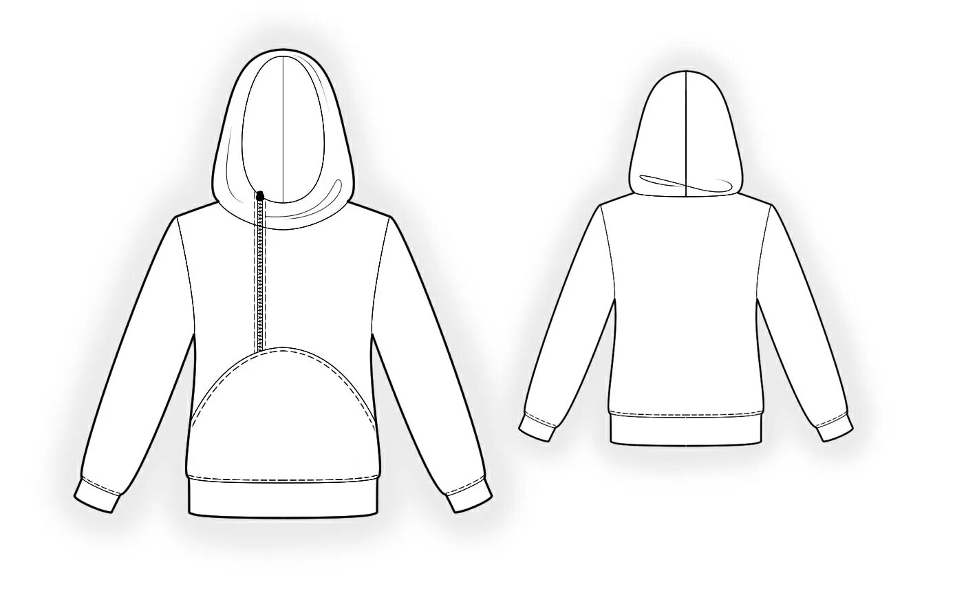 Выкройки на индивидуальные размеры Hoodie sewing pattern, Hoodie sewing, Sewing 