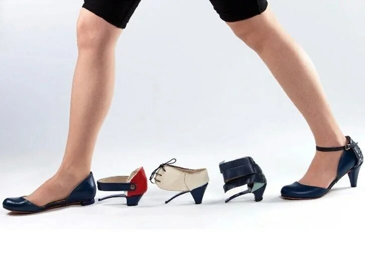 Туфли трансформеры. Сменные каблуки. Каблуки трансформеры. Женские туфли со складным каблуком. Туфли с откидным каблуком.