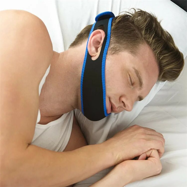 Избавить от храпа. Tv-394 повязка-бандаж &quot;антихрап&quot; zband. anti snoring от храпа. антихрап апноэ. средство от храпа anti snore.