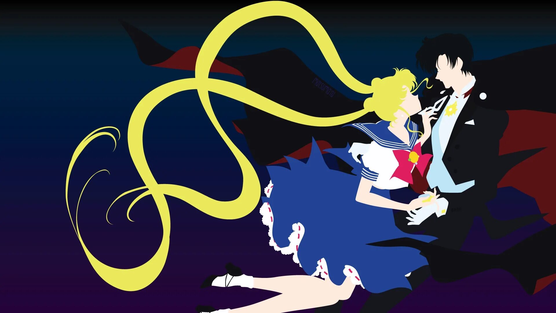 Обои мун. Сейлормун и Такседо Маск. Sailor Moon Такседо Маск. Сейлормун 1993. Такседо Маск и Сейлор Марс.