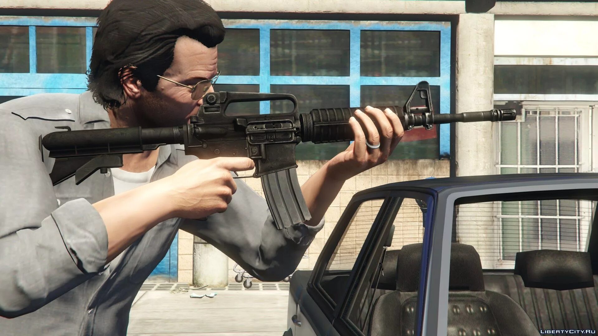 Моды на гта 4 на оружие. GTA 5 Carbine. GTA V m16. Карабин рифл ГТА 5. Штурмовая винтовка ГТА 5.