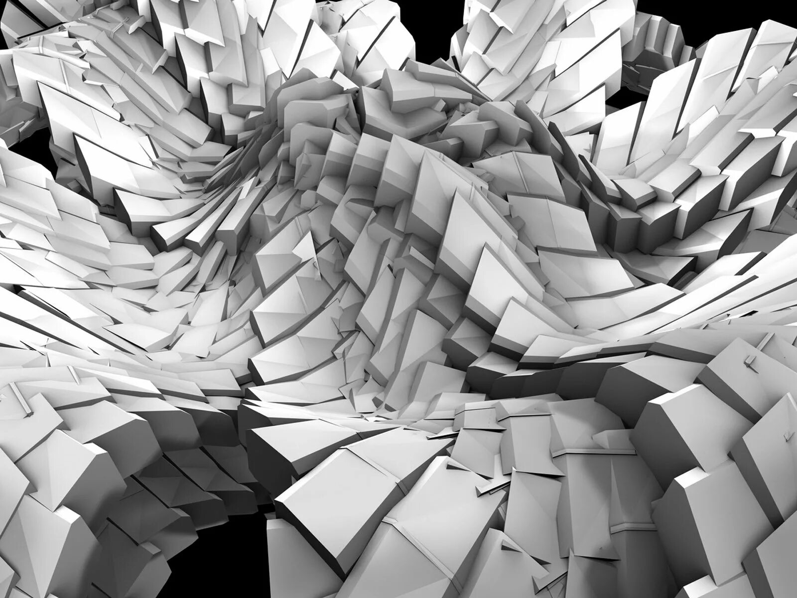 Геометрический фон. Объемная графика. Абстракция на рабочий стол. Abstract object. Абстрактные геометрические фигуры.