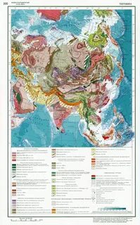Тектоническая карта 7 класс география атлас