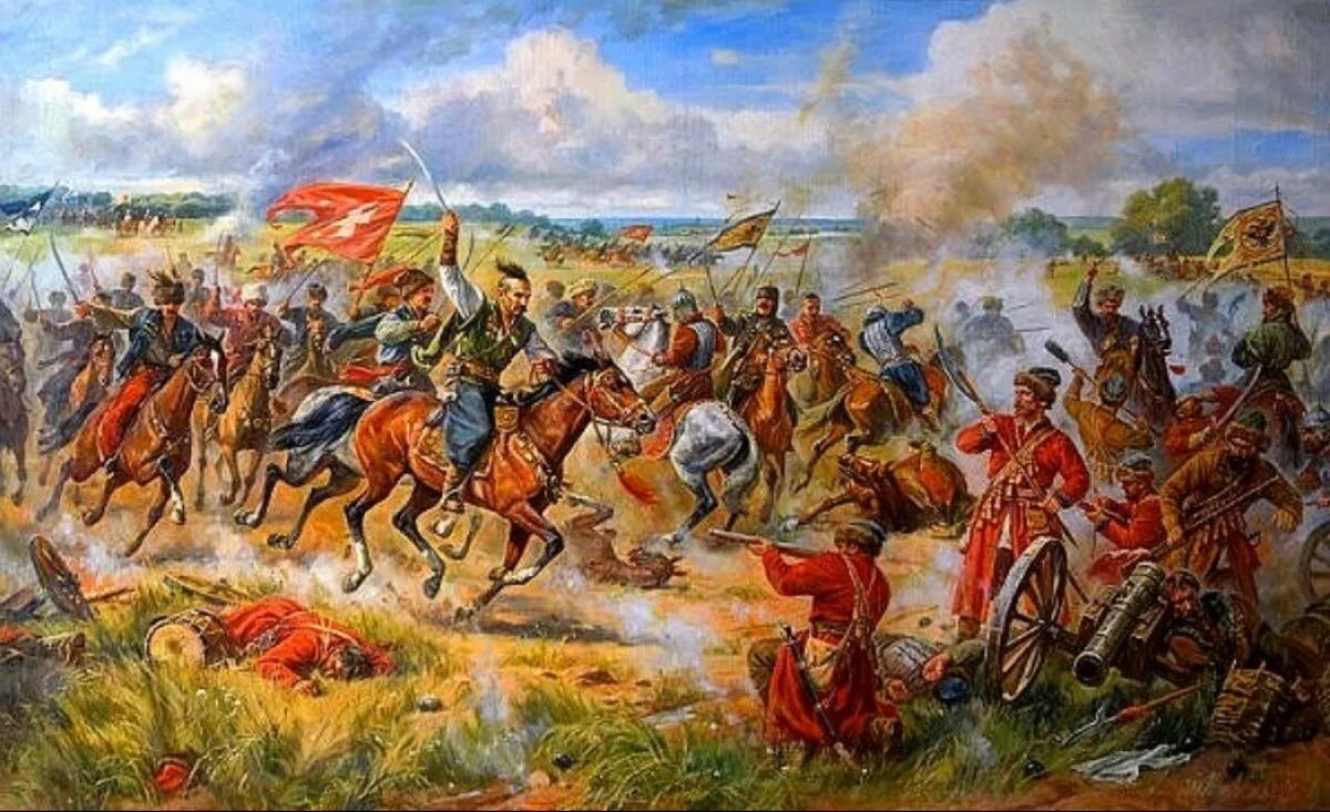 А битва под новой. Битва под Конотопом 1659. Конотопская битва 1659 года. Конотопская битва картина орленов.