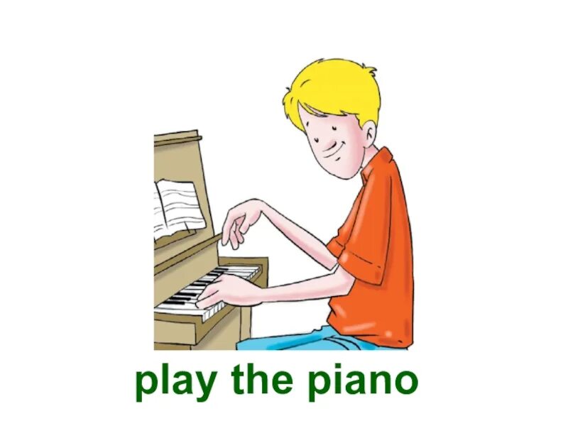 Карточка Play the Piano. Пианист мультяшный. Play the Piano рисунок. Play the Piano рисунок на белом фоне. I can playing the piano