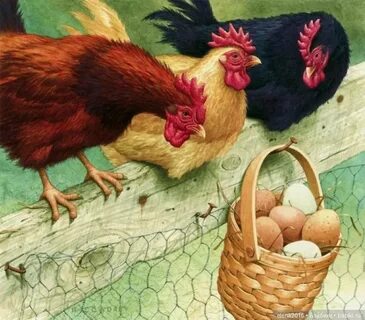 Рисунки с курами