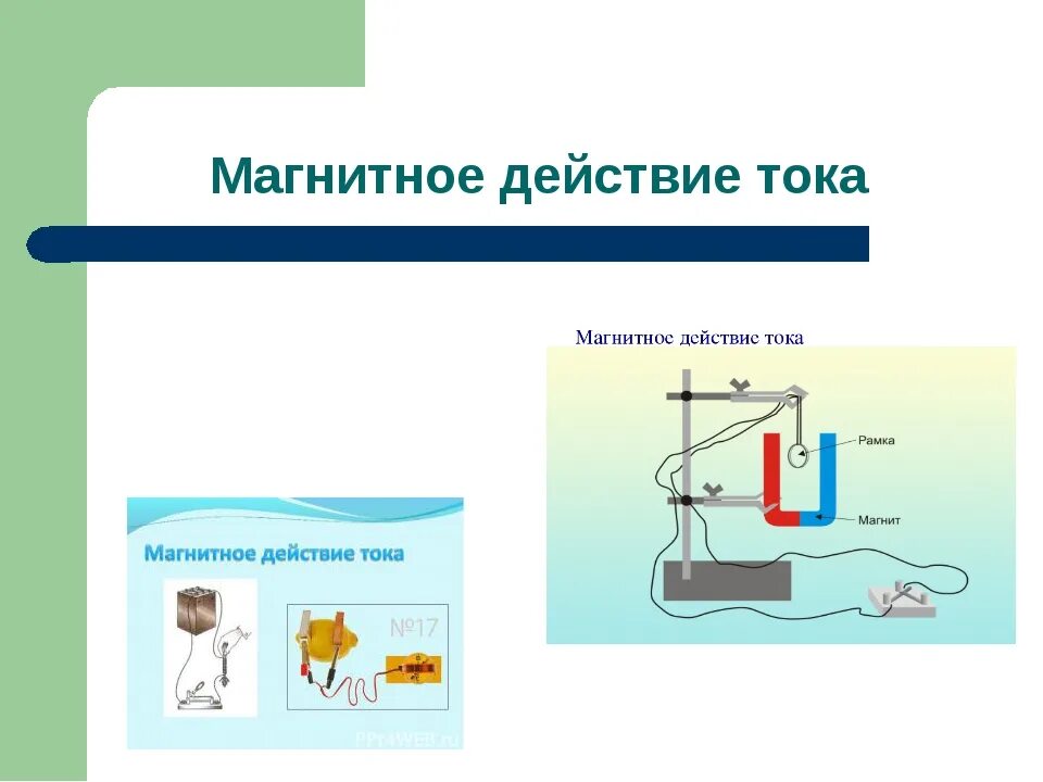 Механические действия. Магнитное действие тока примеры. Магнитное воздействие электрического тока. Электрический ток магнитное действие физика 8 класс. Машнитно едействие тока.