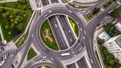 Перекресток участок дороги