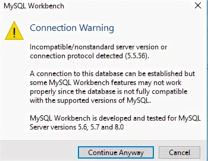 Mysql connect error connection refused. Connect warning.