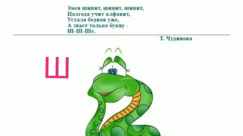 Слоги слова змей