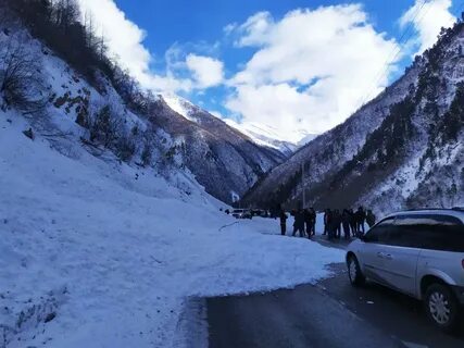 Северная осетия лавина