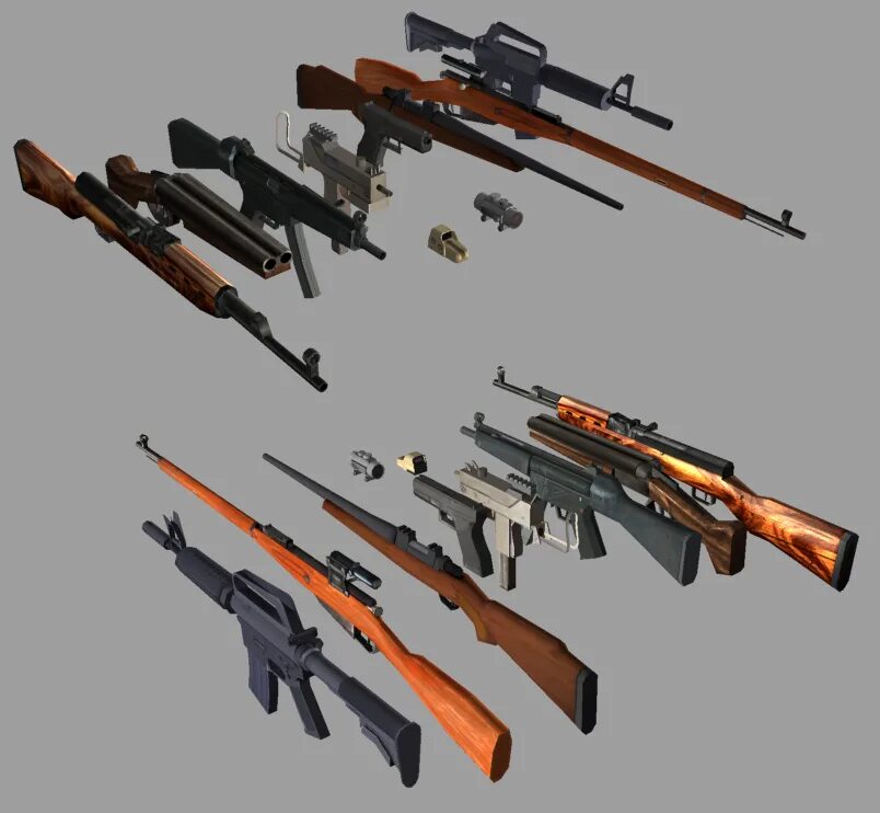 Models weapons