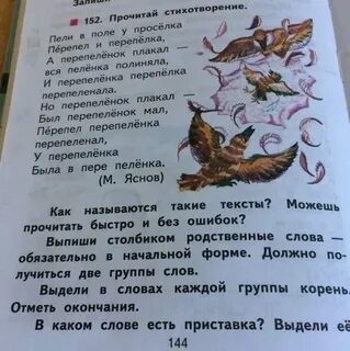 Спали в поле перепелки многозначные слова