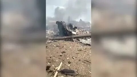 Российские колонны разбитые в курской