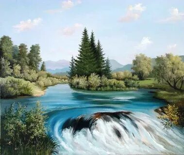 Красивые рисунки рек