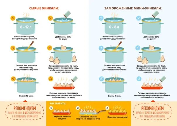 Как правильно варить хинкали замороженные