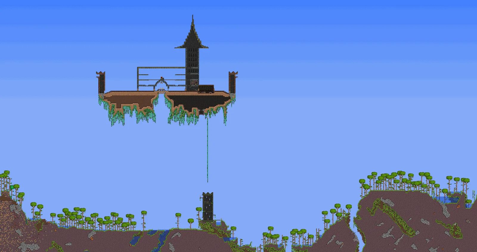 Сущность террария. Сущность террария. 4. Планета terraria. Террария задний план.