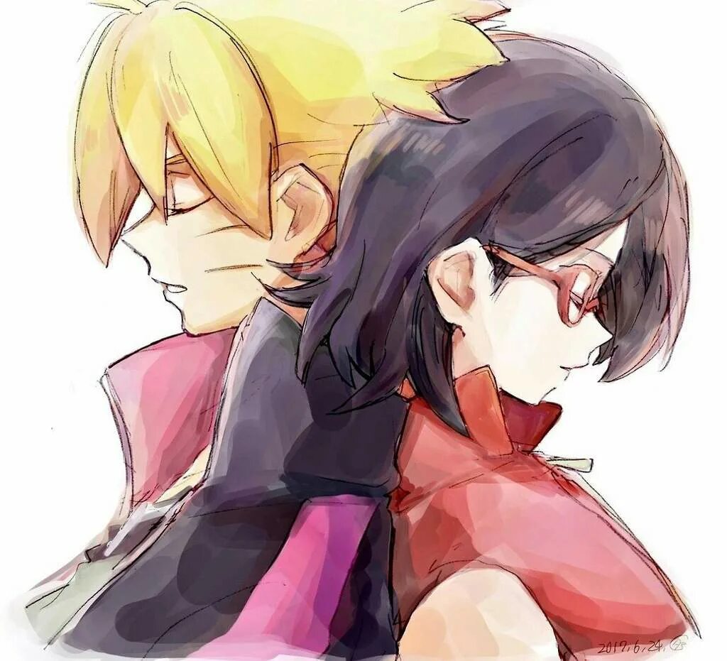 Boruto and sarada