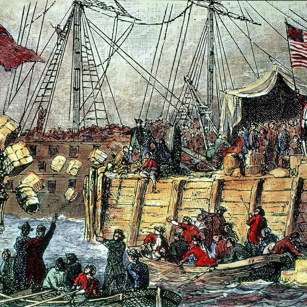 Суть бостонского чаепития. Бостонское чаепитие 1773. Бостон 1773 год. 1773 Год Бостонское чаепитие. Бостон 16 декабря 1773.