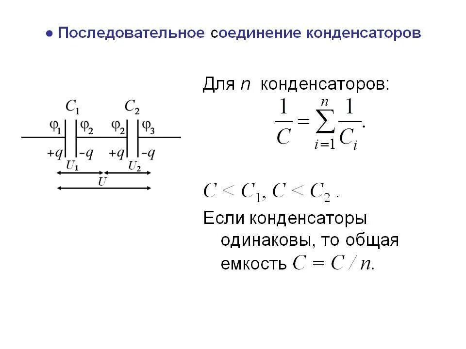 Электрическая емкость параллельно Соединенных конденсаторов. Схема замещения электролитического конденсатора. Емкость конденсатора формула параллельного соединения. Конденсаторы последовательное соединение конденсаторов.