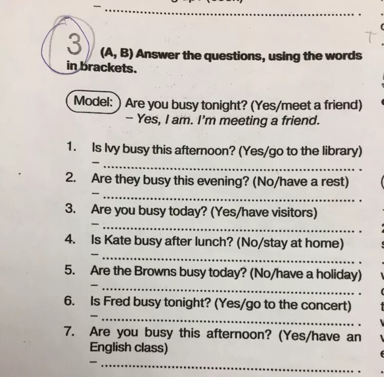 Busy the afternoon. Answer the questions using the Words in Brackets is Ivy busy this afternoon?. Предложение со словом busy. Is Ivy busy this afternoon Yes/go to the Library. Busy this busy that can't talk on the Phone.