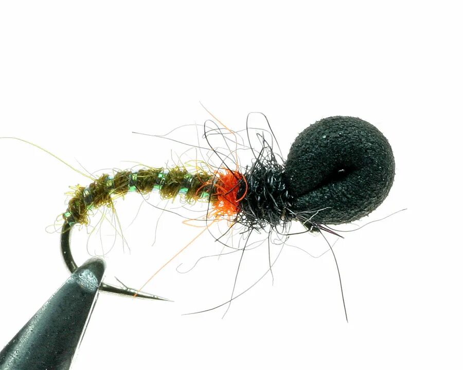 Мушки после операции. Buzzer fly tying. нахлыстовая мушка медведка. лучшие мушки для нахлыста. мушки из пенки.