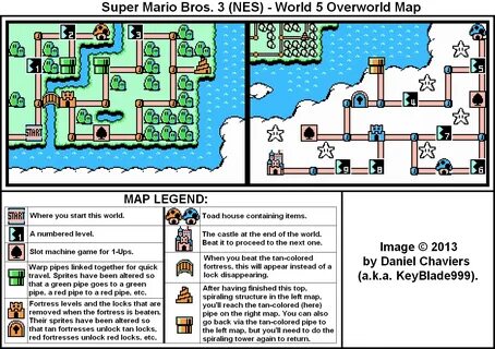 Super mario bros maps