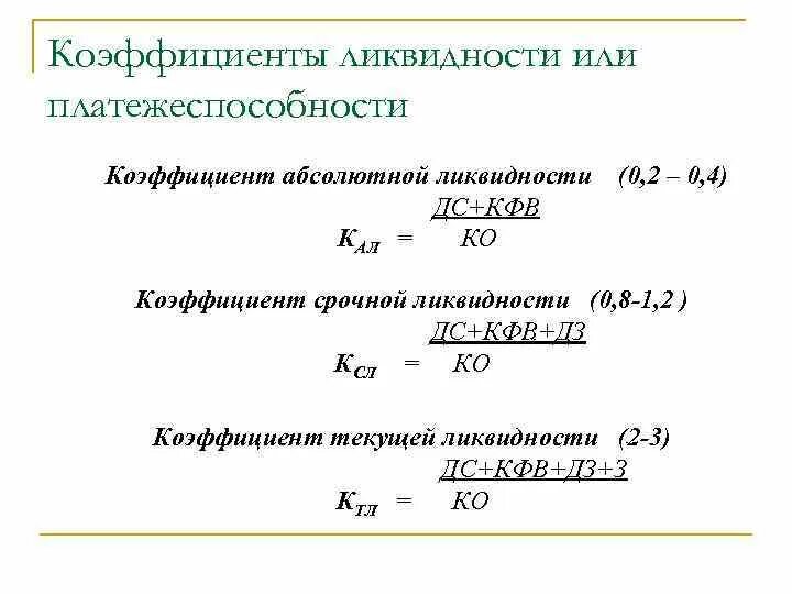 Коэффициент тек ликвидности формула. Коэффициент абсолютной ликвидности l2 формула. коэффициент абсолютной ликвидности (l2). 1. коэффициент абсолютной ликвидности. коэффициент абсолютной ликвидности формула а1.