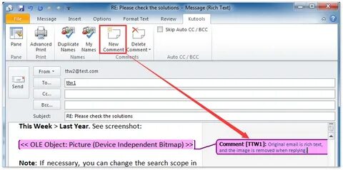 Outlook имя отправителя