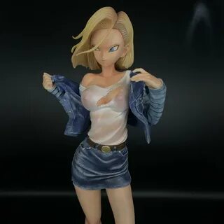 人 造 人 間 18 号 リ ペ イ ン ト フ ィ ギ ュ ア.