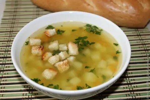 Суп картофельный с горохом