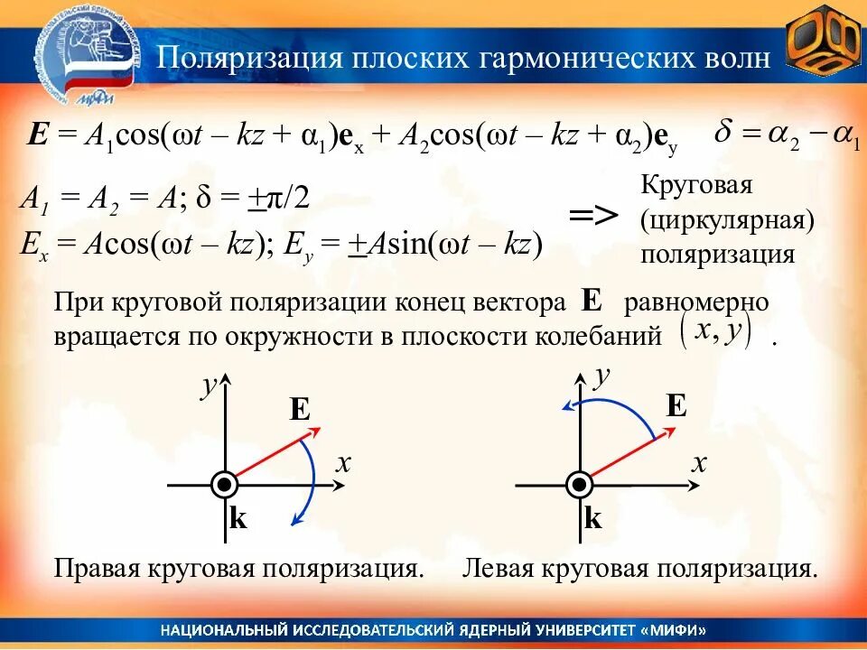 Выбор поляризации