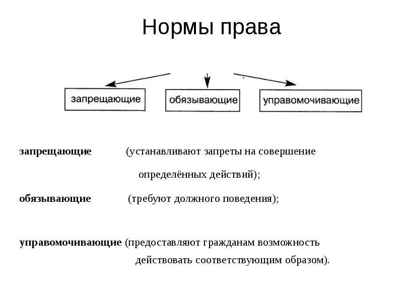 Уполномоченные обязывающие запрещающие