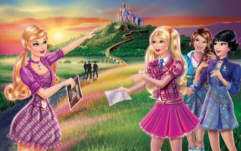 Barbie charm school game