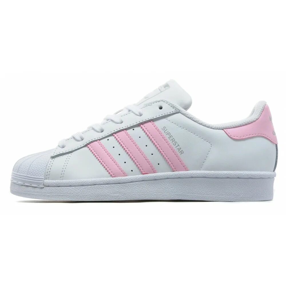 Адидас с розовыми полосками. Adidas Superstar White Pink. Adidas Superstar женские розовые. Adidas Shoes White Pink. Adidas Superstar Light Pink.