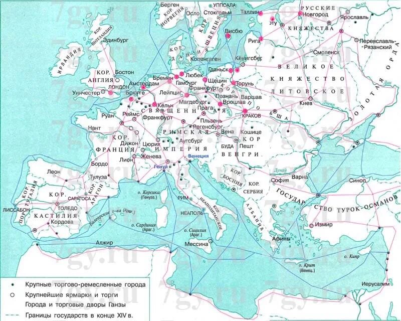 Карта Европы средневековья 15 век. Развитие Ремесла и торговли в Европе в XIV В карта. Развитие Ремесла и торговли в Европе в 14 веке карта. Всеобщая история карта развитие Ремесла и торговли в Европе в XIV. История 6 класс п 14