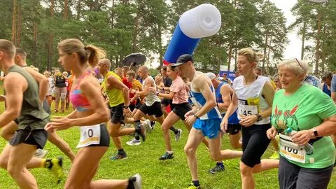 Спортсмены вышли на старт
