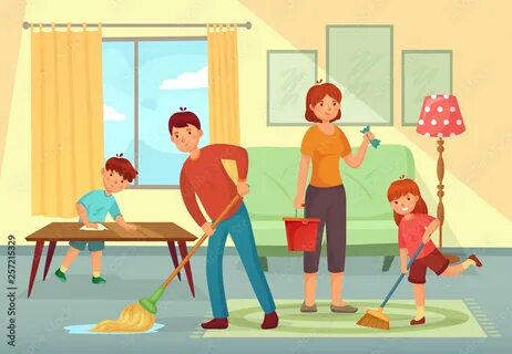 The house was old and clean