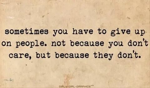 But i don t care