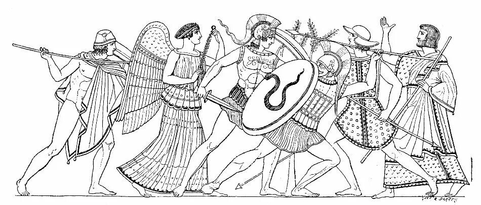 Илиада древняя Греция. Миф о Троянской войне рисунок.