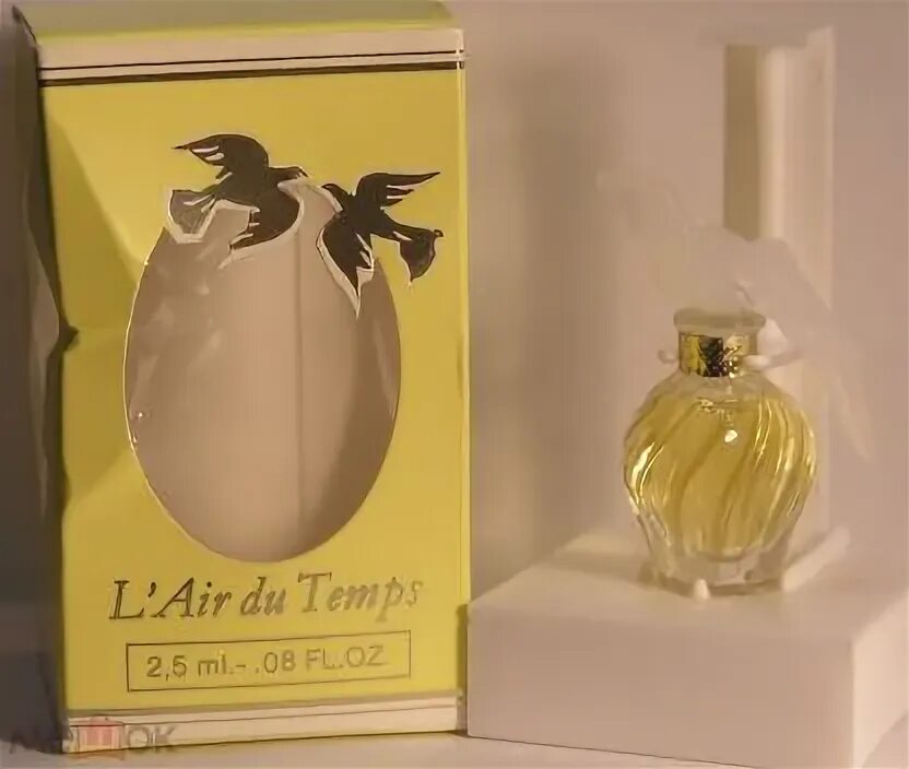 Nina Ricci l'Air du Temps флакон Лалик. L'Air du Temps, Nina Ricci флакон Лалик 15 мл. L'Air du Temps духи Франция. Nina Ricci Parfums l'Air di Temps 2,5 ml.