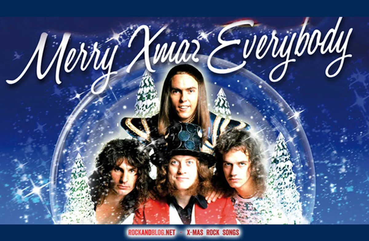 Группа Слейд с-новым-годом. Slade Merry Xmas Everybody. Слейд рок группа. Slade Christmas.