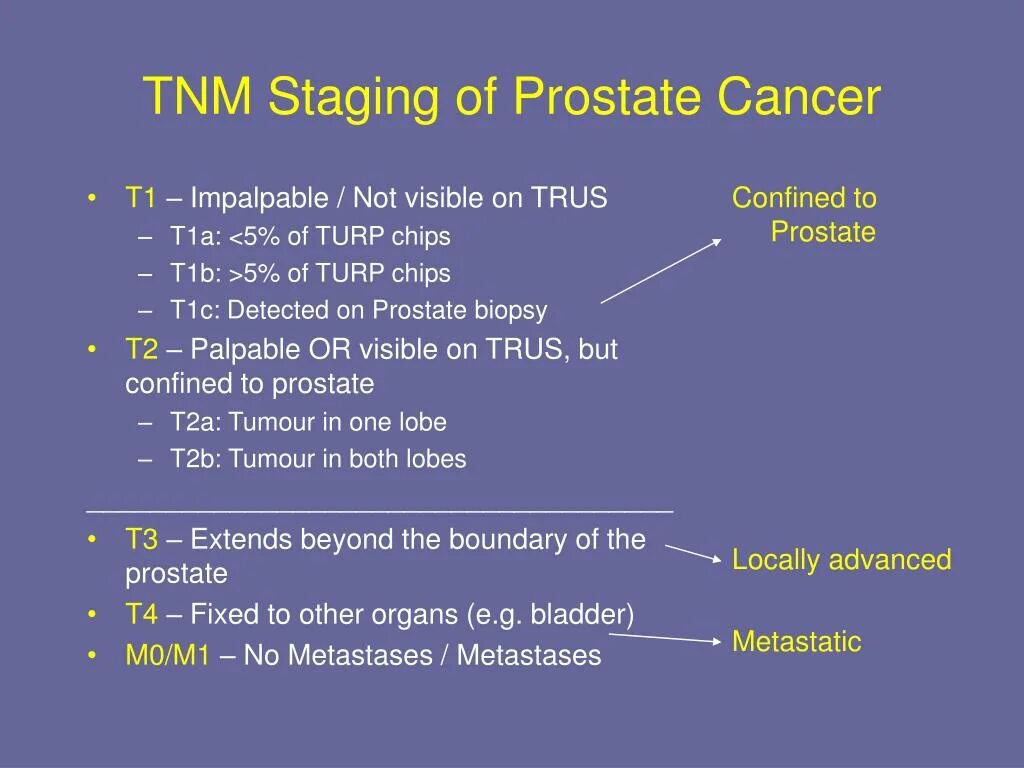 TNM prostate Cancer. Prostate Cancer Staging. Stages of cancer