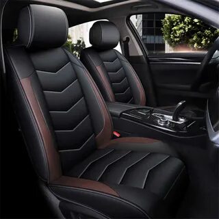5D черная Автомобильная подушка для сидений из искусственной кожи, чехол дл...