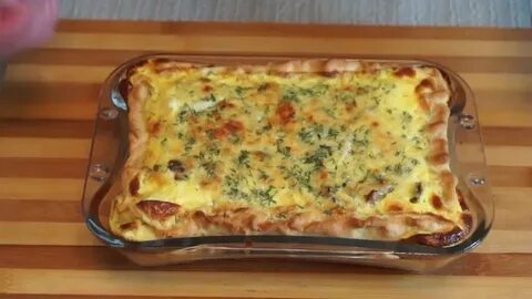 Пирог с сыром и картошкой в духовке