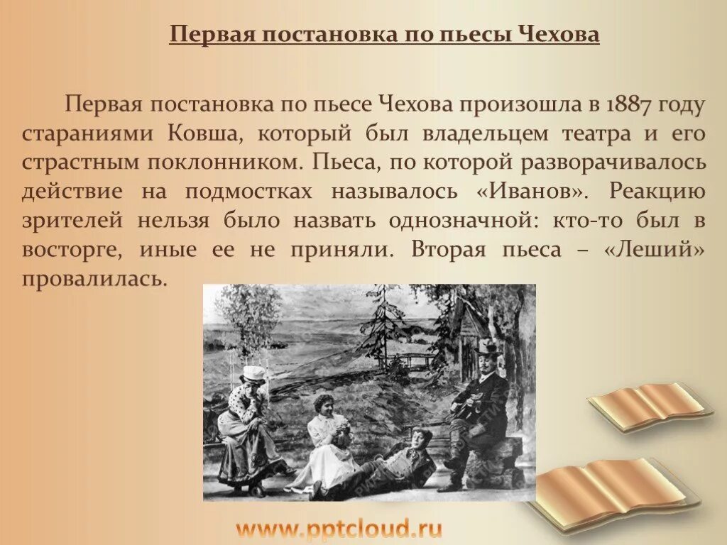 Произведения для постановки. Презентация пьесы Чехова. Первая пьеса а.п.Чехова:. Чехов 1887 год. Пьесы Чехова по годам.