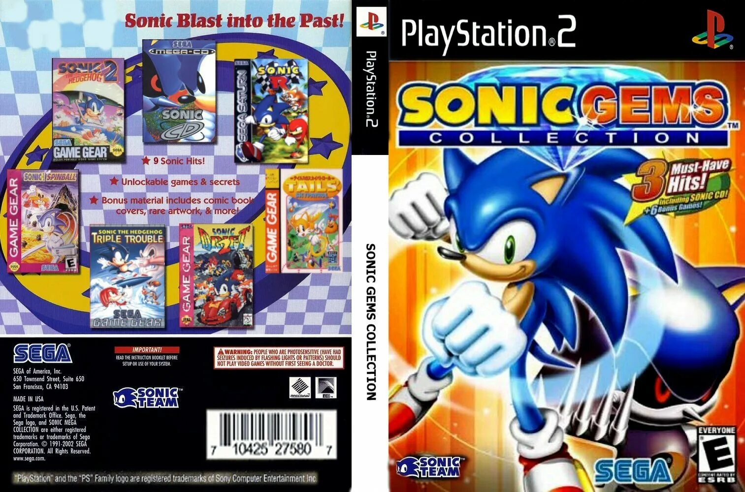 Sonic CD ps2. PLAYSTATION 2 Sonic CD. Sonic Gems collection ps2 русская версия. Sonic ps2 Plus обложка.