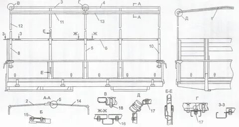 Кузов газели чертеж