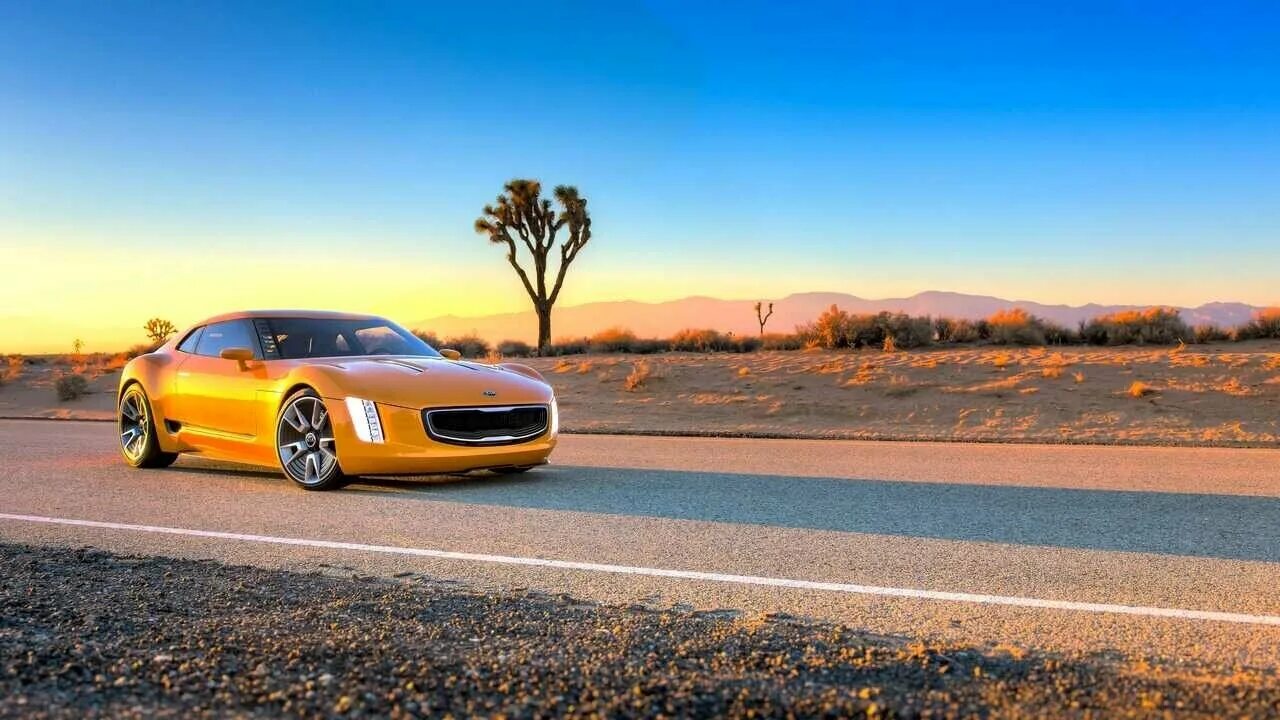 Gt4 gold. Kia gt4. Киа Стингер gt4. Kia gt4 Stinger Concept. Киа Стингер желтая.