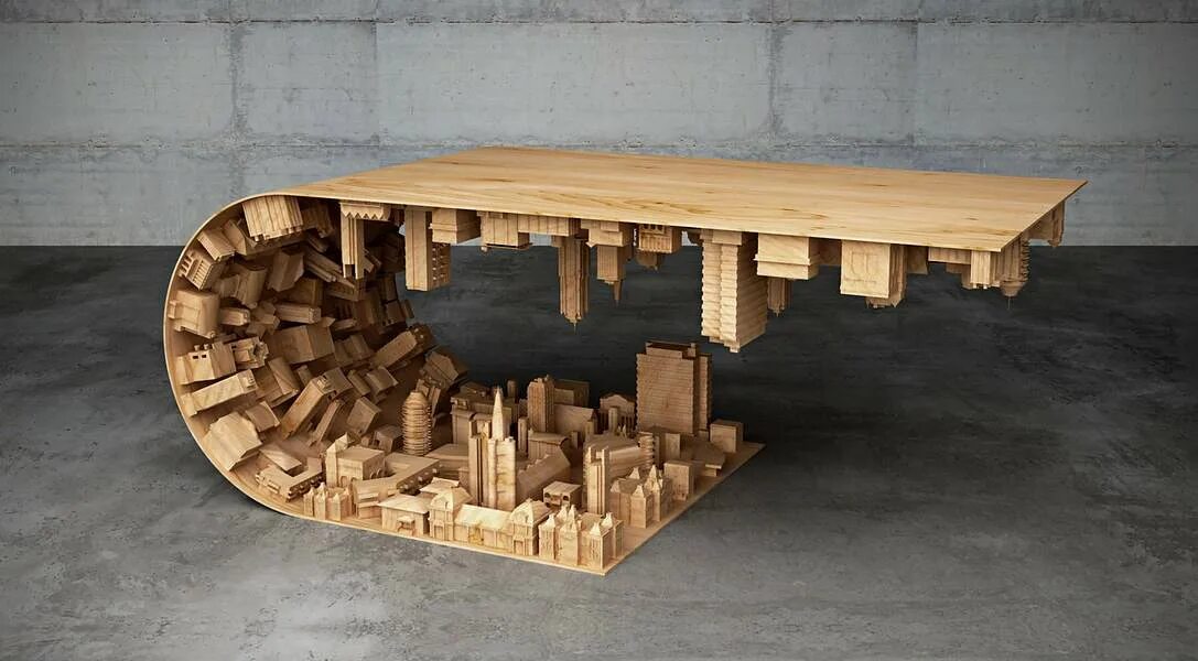 Tables made of wood. Tables made of wood
